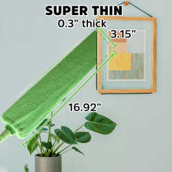 Limpiador de polvo retráctil para debajo del aparato