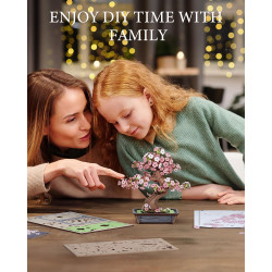 Rolife Rompecabezas de madera 3D para adultos | Rompecabezas de madera de palo bonsai