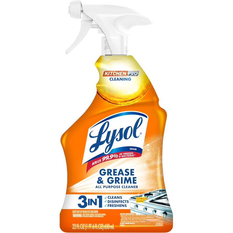 Lysol Limpiador y desengrasante Pro Kitchen en aerosol