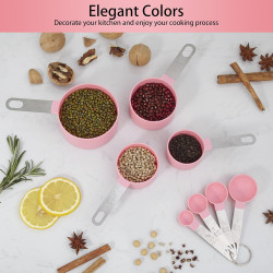 Huygens - Juego de tazas y cucharas medidoras de 10 piezas