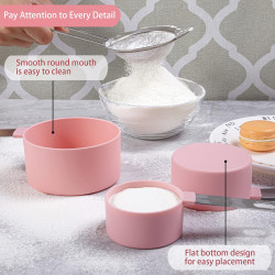 Huygens - Juego de tazas y cucharas medidoras de 10 piezas