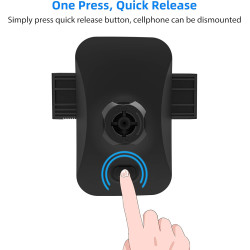 Amazon Basics Soporte de celulares para autos | Soporte de ventilacion de autos para celulares