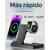 Estación de carga inalámbrica para iPhone | Estacion de carga para celular, watch y airbuds