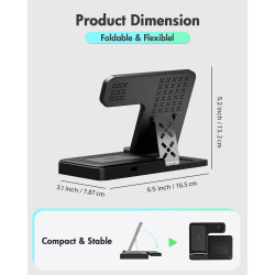 Estación de carga inalámbrica para iPhone | Estacion de carga para celular, watch y airbuds