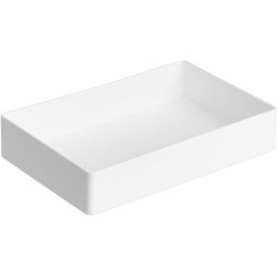 Amazon Basics Organizador de escritorio | 3 Bandejas rectangulares organizadoras para escritorio