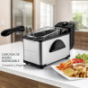 OVENTE Freidora eléctrica de 2 litros de capacidad