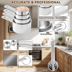Batidora de mano eléctrica de 5 velocidades con 4 tazones de acero inoxidable