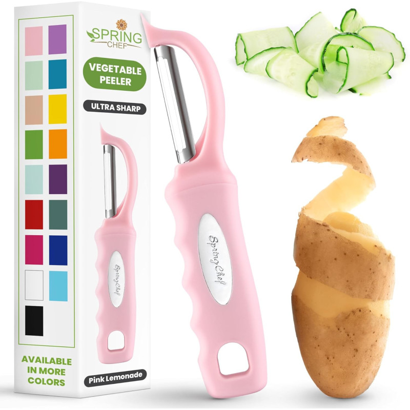 Spring Chef Pelador de verduras giratorio de alta calidad