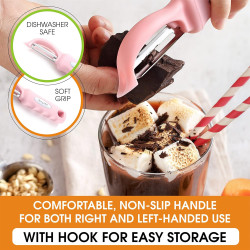 Spring Chef Pelador de verduras giratorio de alta calidad