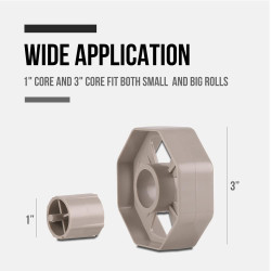 Lichamp Paquete de 2 dispensadores de cinta para escritorios | Dispensadores de cinta adhesiva para escritorios