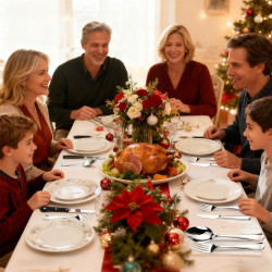 Juego de cubiertos de acero inoxidable de 49 piezas con organizador de cubiertos