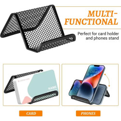 Tarjetero para escritorio | Tarjetero de malla para escritorios