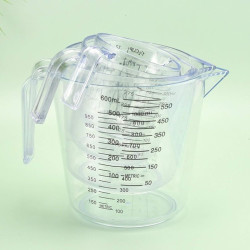 Juego de vasos medidores de plástico