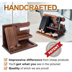 TESLYAR Estación de acoplamiento para escritorios | Estacion de acoplamiento para accesorios de escritorio