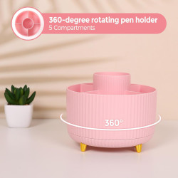 SKYDUE 10 accesorios de escritorio rosa | 10 Accesorios multiusos de escritorio color rosa