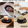 Calentador de taza de café para escritorio |Calentador de tazas de cafe para escritorio con temperatura ajustable