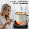 Calentador de taza de café para escritorio |Calentador de tazas de cafe para escritorio con temperatura ajustable