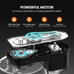 VIVOHOME - Batidora de mesa de 650 W