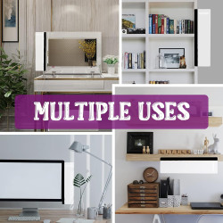 Soporte para notas adhesivas de escritorio | Accesorio de monitor para notas adhesivas