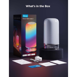 Govee RGBIC - Lámpara de mesa inteligente | Lampara de escritorio y mesa inteligente LED
