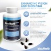 Macuhealth Plus+ Suplemento de vitaminas para los ojos para adultos, suministro para 90 días de fórmula a base de AREDS2 con
