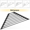 Tomorotec Escurridor de platos enrollable de triángulo | Marco de esquinas de fregadero para esponjas y demas