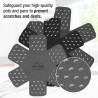 All-Clad Juego de protectores de ollas | Protectores antideslizantes para ollas