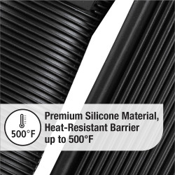 All-Clad Juego de protectores de ollas | Protectores antideslizantes para ollas