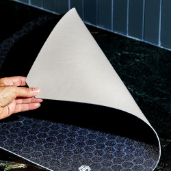 HexClad Juego de 2 alfombrillas de secado de platos | Hechas de tela absorbente