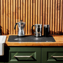 HexClad Juego de 2 alfombrillas de secado de platos | Hechas de tela absorbente