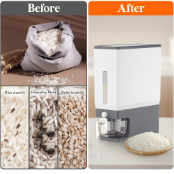 Lifewit Dispensador de arroz | Dispensador de arroz para cocina