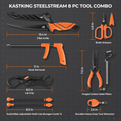 KastKing SteelStream - Kit de herramientas de pesca | Kit de herramientas completo para pesca