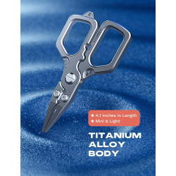 HOOK-EZE Alicates de pesca de titanio |Alicates resistentes al agua de mary echo de titanio