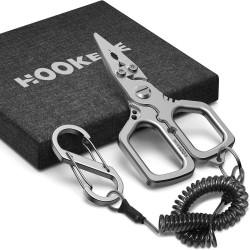 HOOK-EZE Alicates de pesca de titanio |Alicates resistentes al agua de mary echo de titanio