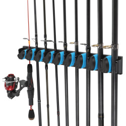 PLUSINNO Soporte vertical para caña de pescar | Soporte de pared para guardar cañas de pesca