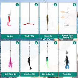 Señuelos de pesca | Kit de ganchos y señuelos de pesca para pescadores