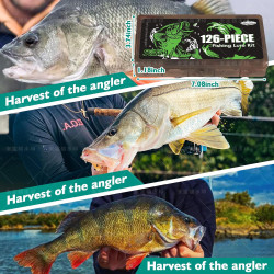 Señuelos de pesca | Kit de ganchos y señuelos de pesca para pescadores