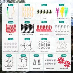 Señuelos de pesca | Kit de ganchos y señuelos de pesca para pescadores