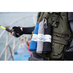 Toallas de pesca de microfibra con clip | Toalla de microfibra ideal para limpieza de cañas de pesca o manos