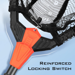 KastKing Pontus - Red de pesca | Plegable y ligera para peces grnades y pequeños