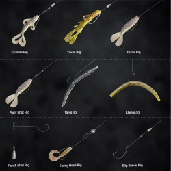 Kit de accesorios de pesca | Kit de anzuelos y pesas de pesca