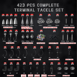 Kit de accesorios de pesca | Kit de anzuelos y pesas de pesca