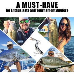 TRUSCEND - Señuelos de pesca | Señuelos realistas de hundimiento lento para pesca