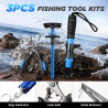 PLUSINNO Mochila de pesca  | Mochila de pesca con equipo completo