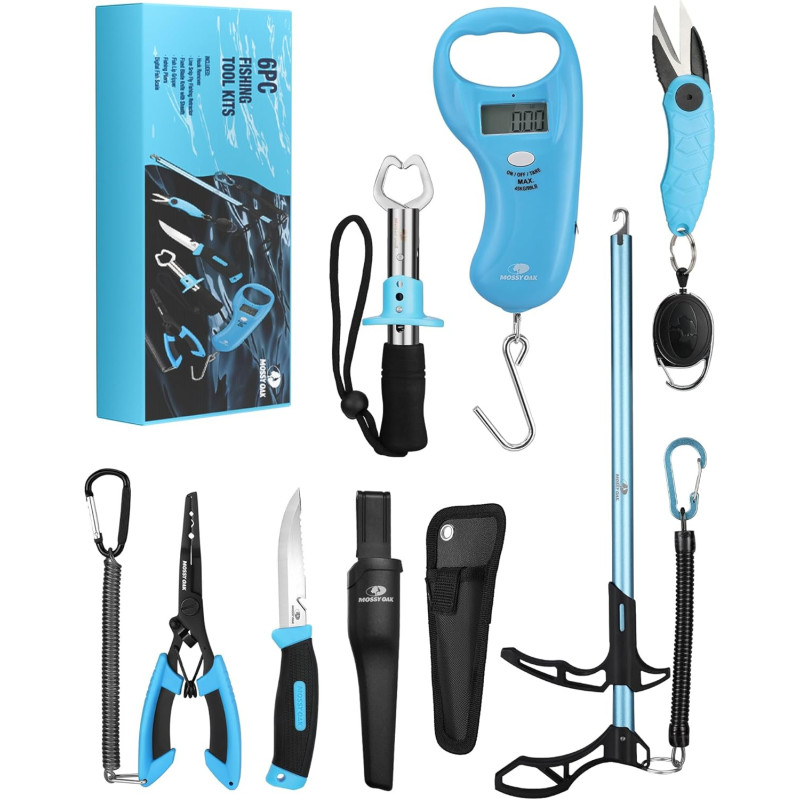 Mossy Oak Kit de herramientas de pesca | Kit de herraminetas para pescadores