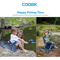 CODEK Juego de caña de pescar para niños | Juego de cañas de pesca ideales para niños