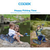 CODEK Juego de caña de pescar para niños | Juego de cañas de pesca ideales para niños