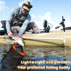 Cesta de pesca flotante plegable | Cestas flotantes para pesca ligeras y plegables