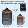 Cesta de pesca flotante plegable | Cestas flotantes para pesca ligeras y plegables
