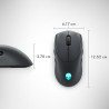 Alienware AW720M - Mouse inalámbrico | Mouse Bluetooth con botones programables